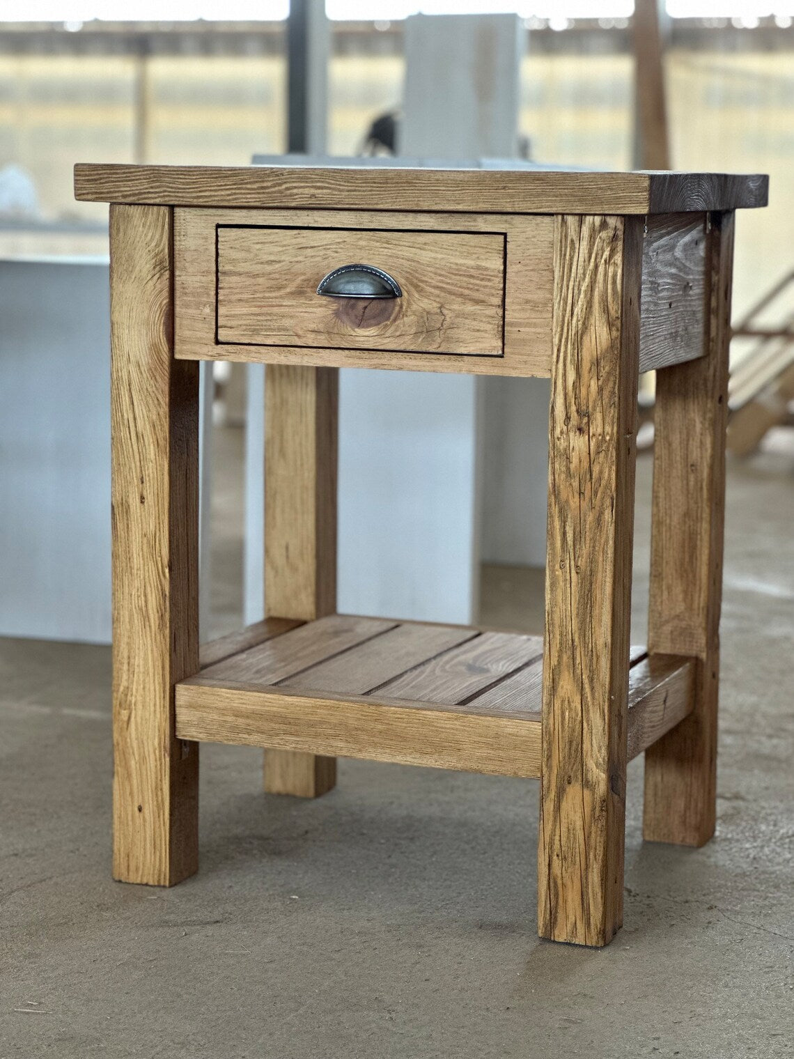 Reclaimed Wood Bathroom Vanity With Drawers • Makeup Vanity