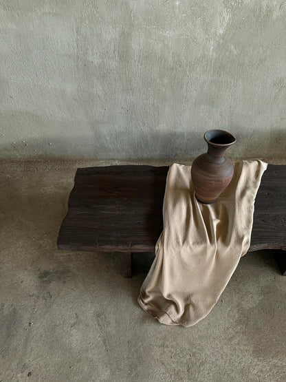 Rustic Low Wood Coffee Table • Living Room Handmade Furniture