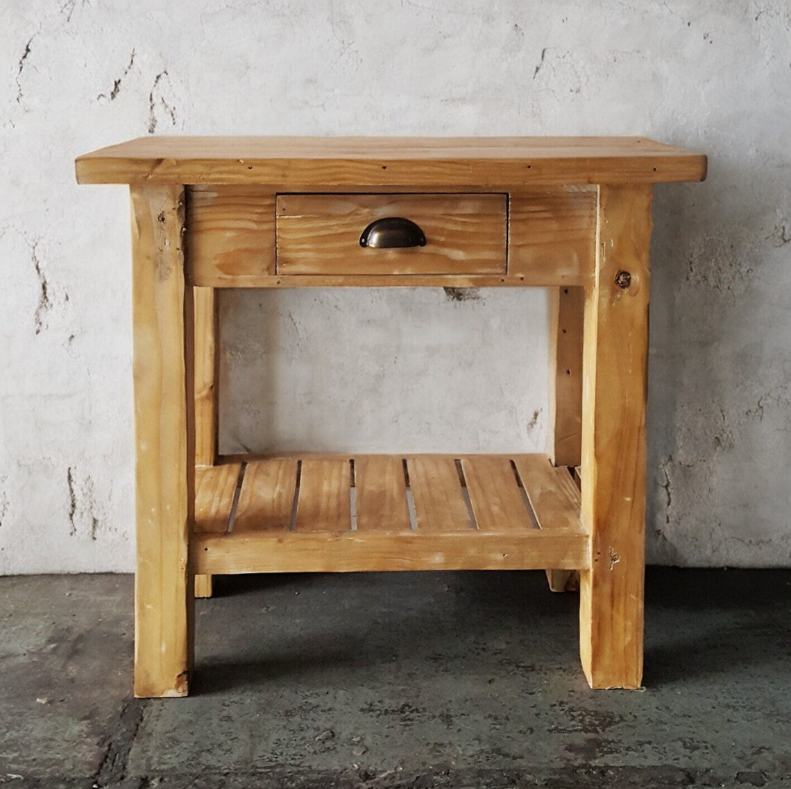 Reclaimed Wood Bathroom Vanity With Drawers • Makeup Vanity