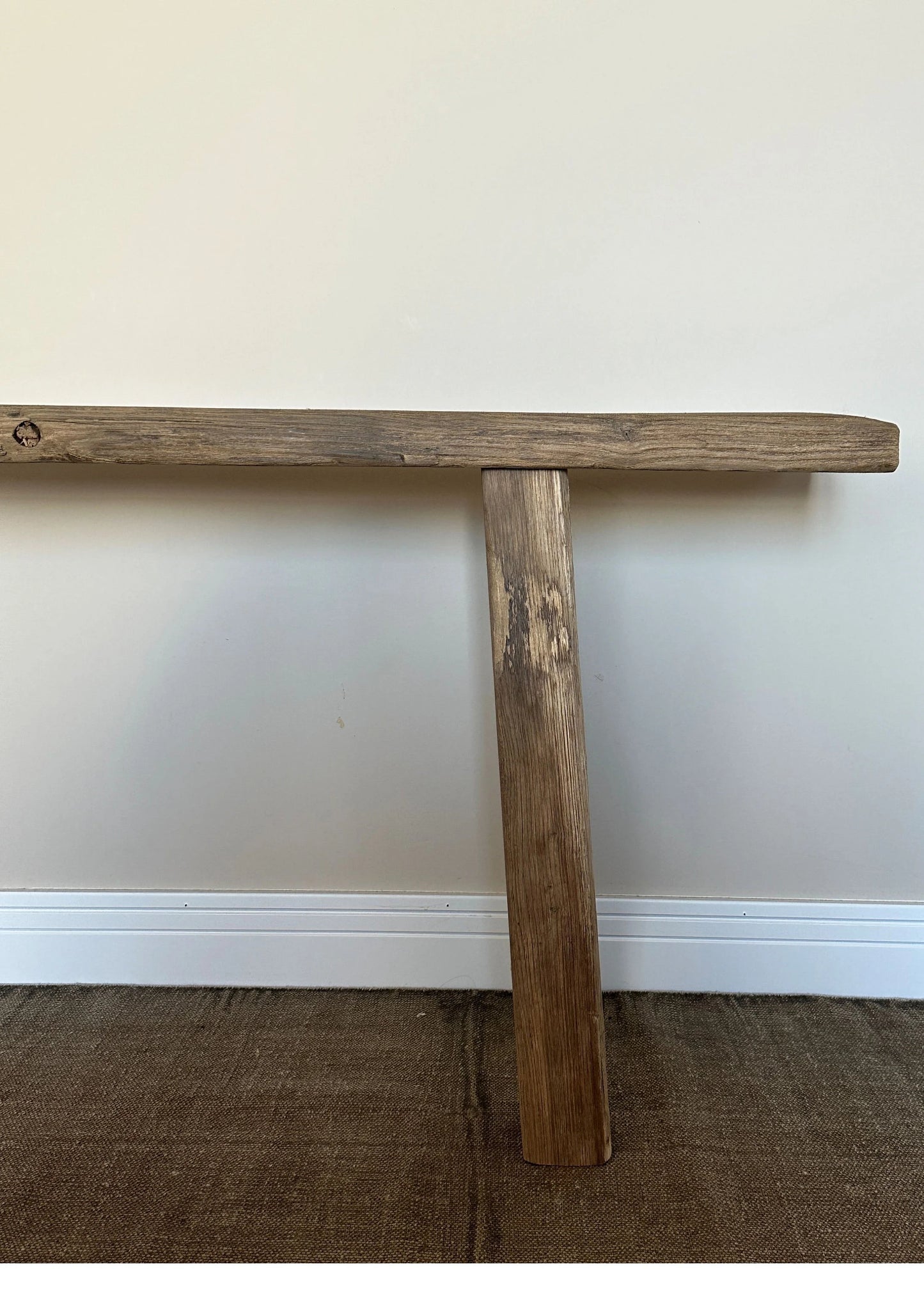 Reclaimed Wood Console Table  •  Handmade Rustic Furniture