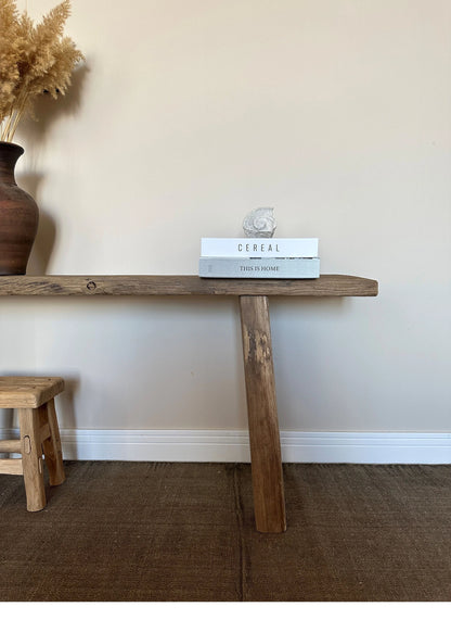 Reclaimed Wood Console Table  •  Handmade Rustic Furniture