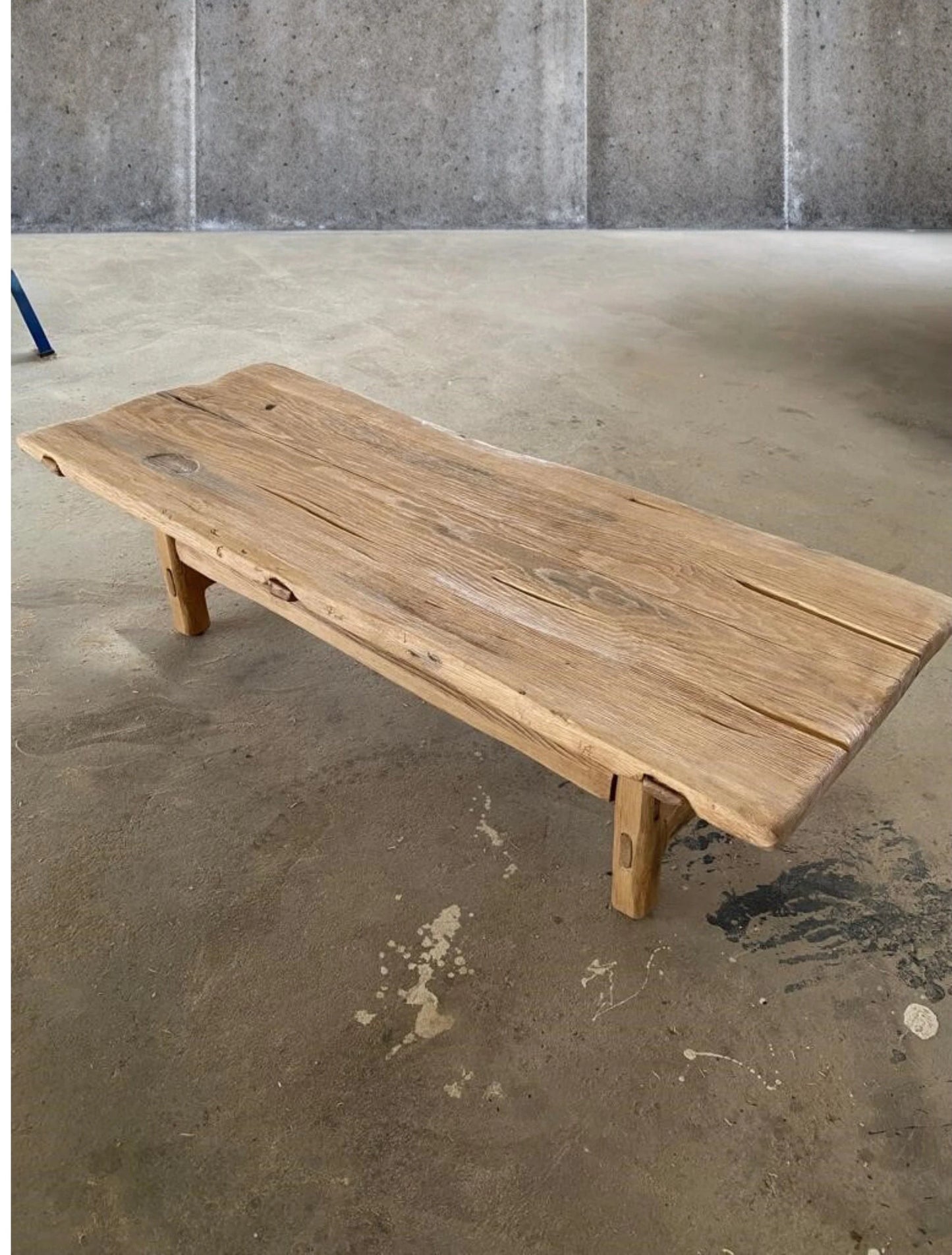 Rustic Low Coffee Table • Reclaimed Handmade Furniture