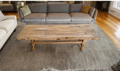 Rustic Low Coffee Table • Reclaimed Handmade Furniture