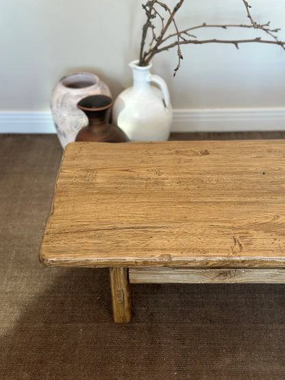 Unique Coffee Table • Reclaimed Custom Wood • Handmade Farmhouse Furniture