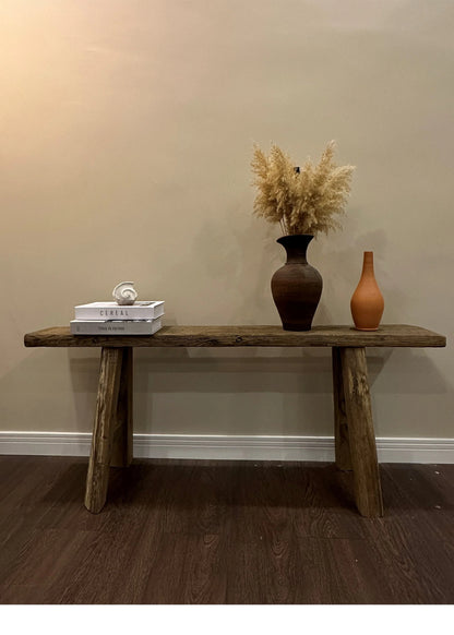 Narrow Wood Console Table  •  Handmade Rustic Entryway - Living Room Furniture