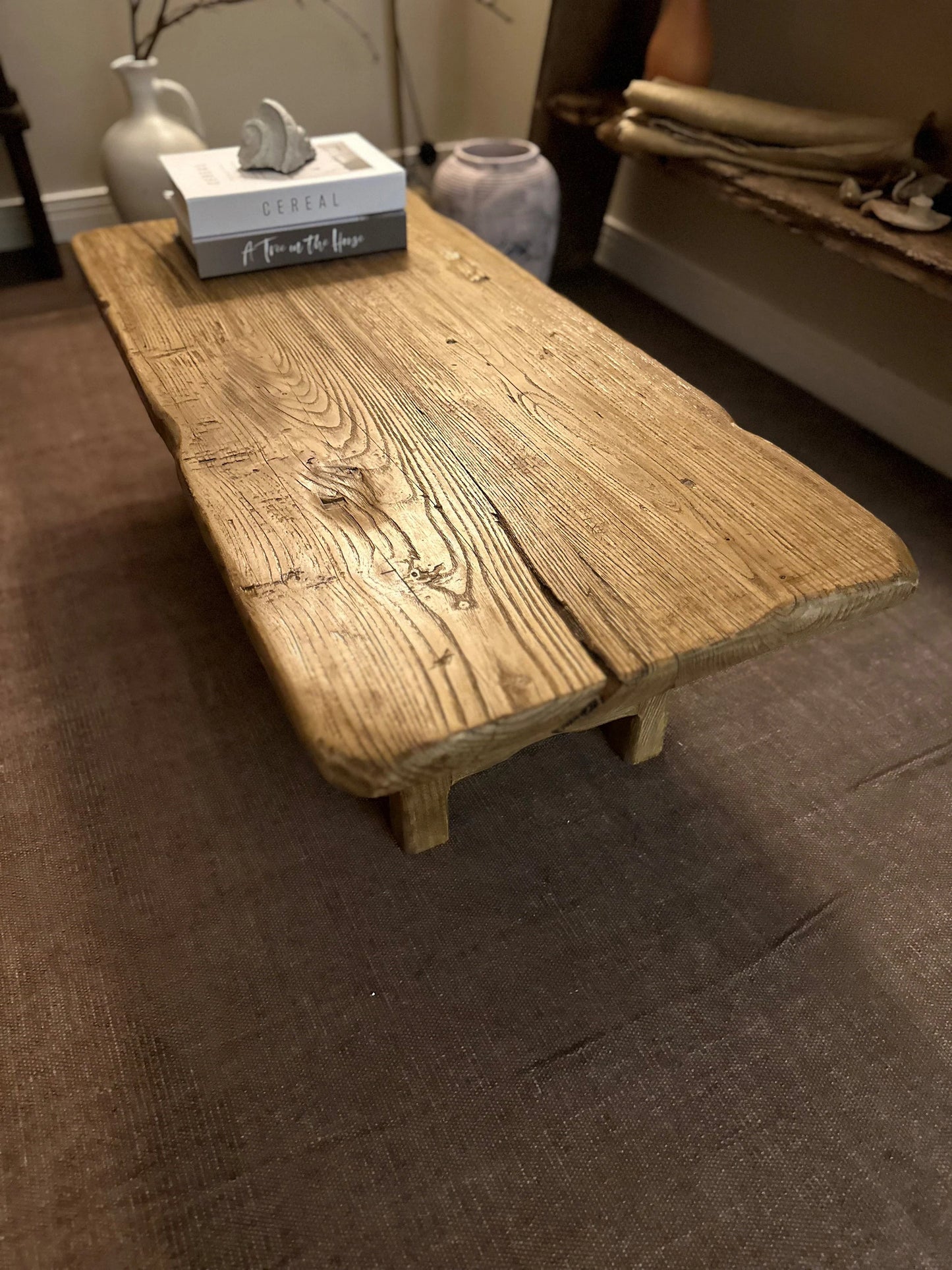 Unique Coffee Table • Reclaimed Custom Wood • Handmade Farmhouse Furniture