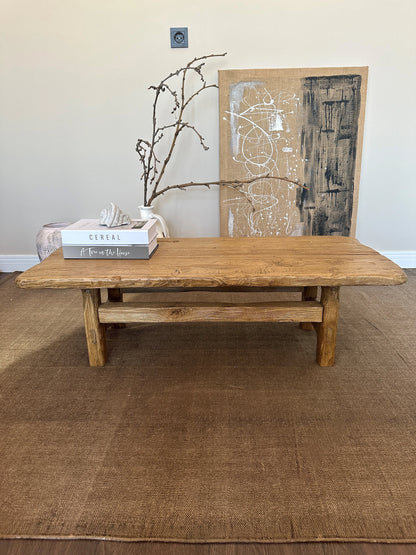 Unique Coffee Table • Reclaimed Custom Wood • Handmade Farmhouse Furniture