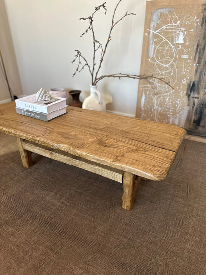 Unique Coffee Table • Reclaimed Custom Wood • Handmade Farmhouse Furniture