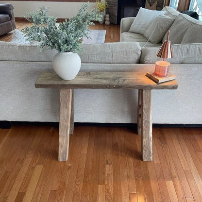 Narrow Wood Console Table  •  Handmade Rustic Entryway - Living Room Furniture