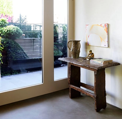 Old Wood Console Table  •  Handmade Rustic Entryway Furniture