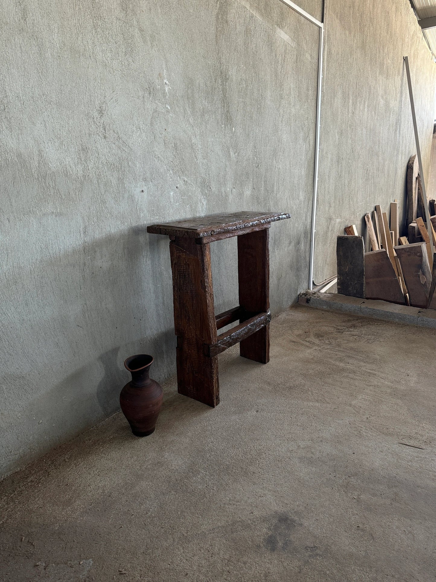 Old Wood Console Table  •  Handmade Rustic Entryway Furniture