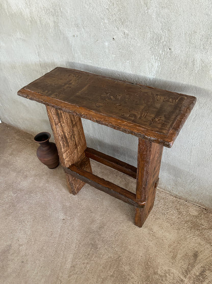 Old Wood Console Table  •  Handmade Rustic Entryway Furniture